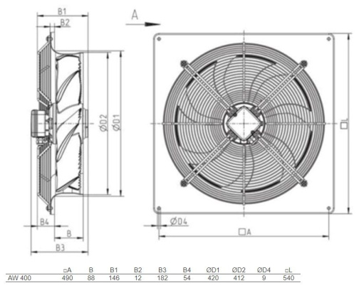 Изображение для товара Systemair AW 400DV SILEO