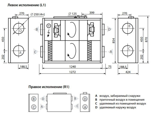 Изображение для товара Komfovent Domekt R 700 F