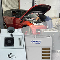 Микроклимат в автосервисе и на автомойке: вентиляция, кондиционирование и тепловые завесы для ремонта, покраски и детейлинга