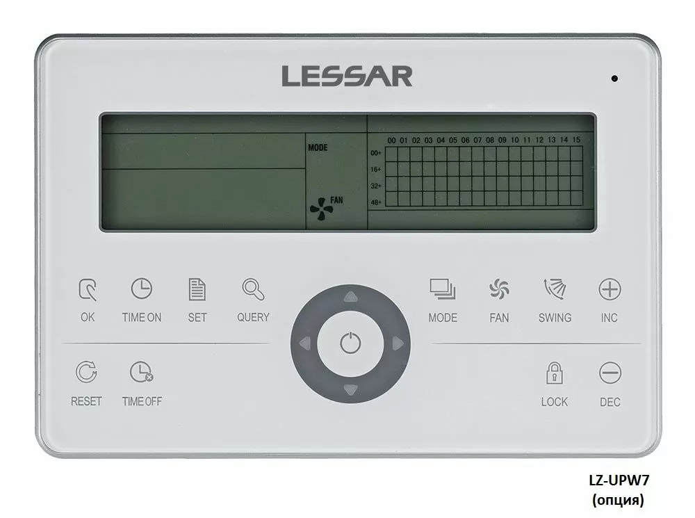 Напольно-потолочный фанкойл безкорпусной (двухтрубный) Lessar LSF-800AE22C